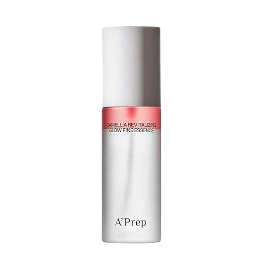 A'Prep Camellia Revitalizing Glow Fine Essence - Hydrating Facial Spray Serum & Setting Spray for Makeup with Niacinamide & Hyaluronic Acid - Korean Face Mist 80ml