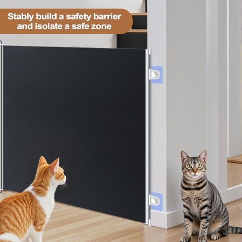 Retractable Safety Gate Foldable Pet Gate for Dogs