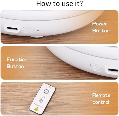 Interactive Cat Toy for Indoor Cats – Rechargeable Hide & Seek Toy for Bored Adult Cats, Touch Activated, Fluttering Feather & Butterfly, 360° Random Motion, Remote Control – Starry Night Design