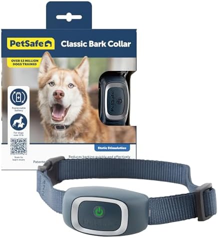 PetSafe Bark Collar | Progressive Static Correction, Built-in Safety Feature Prevents Over Correction, Waterproof, Dogs 8 lb+, Necks Up To 27 in