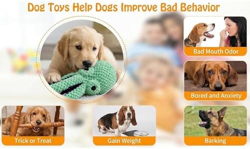 Plush Interactive Dog Toy Octopus-Shaped Plush Dog Sound Toy Indestructible Toy with Built-in Squeaker for Boredom Relief Durable, Chew-Resistant Dog Teething and Chew Toys (Purple)