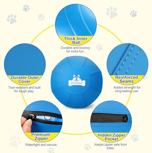 18'' Herding Ball for Dogs, Heavy Duty for Small & Medium Breeds