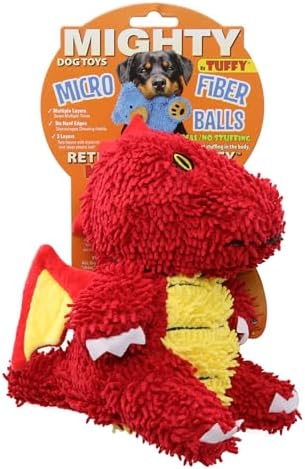 MIGHTY® 2 Pack Microfiber Medium Dragon Dog Toys