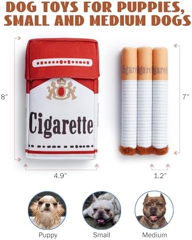 Funny Squeaky Dog Chew Toys: Interactive Stuffless Boy Dog Accessories for Entertainment Boredom Anxiety Relief Mental Stimulation, Puppy Toys for Small to Medium Breed, 3 Packs Pet Supplies