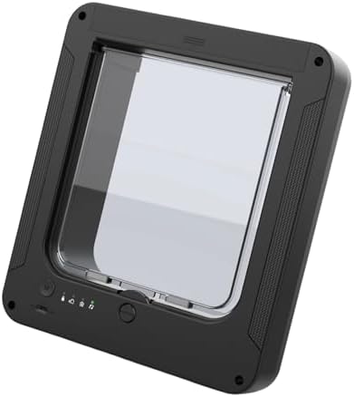 Frid Smart Door with Detection for Indoor Outdoor Pets Continued Metal Pet Door Easy Installation Modern Design Multi Pet