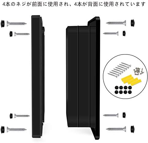 CEESC X-Large Cat Door for Interior/Exterior, for Pets <24.8", Black | Rotary 4-Way Lock, Weatherproof, Fits doors 1.26-2.14", Adjustable tunnel depth, Upgraded version