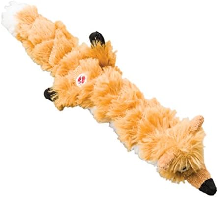SPOT Skinneeez Extreme Quilted Fox - Durable, Stuffing Free Dog Toy with 4 Layers of Diamond Stitched Fabric & 2 Squeakers- Ideal for Medium and Large Aggressive Puppies and Dogs- 23in