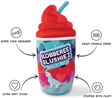 Fringe Studio Plush Dog Toy, SLOBBEREE SLUSHIEZ, Wagsdale Dog Toy Collection (289737)