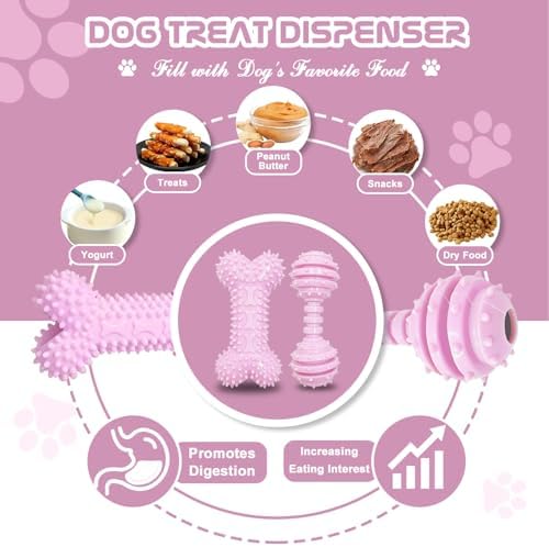 Puppy Toys - 7 Pack Puppies & Small Dogs Chew Toys for Teething,Relieves Teething Anxiety, Soft & Durable Interactive Toys, Not for Heavy Chewer