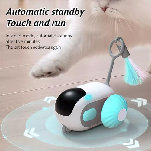 Remote Control Smart Cat Toy, Interactive Cat Toys for Indoor Cats