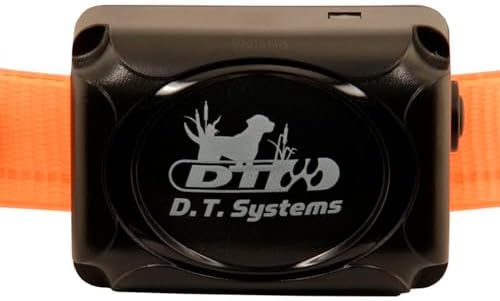 DT SYSTEMS RAPT1450 Upland Beeper Additional Collar Receiver for RAPT1450 Dog Training System, Rechargeable Programmable 12-23" Adjustable Add-On E-Collar - Orange