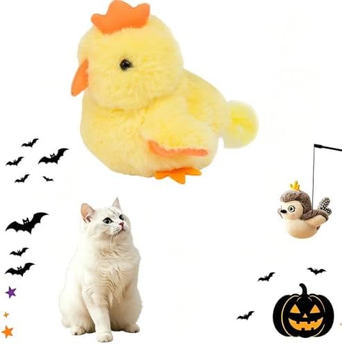 Flying Bat Dog Toy, 2026 Halloween Flapping Wings Interactive Bird Pet Toy