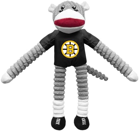 Littlearth NHL Team Sock Monkey Pet Toy - Officially Licensed Teams
