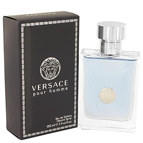 Versace Versace Pour Homme for Men Eau De Toilette Natural Spray, 3.4 fluid_ounces