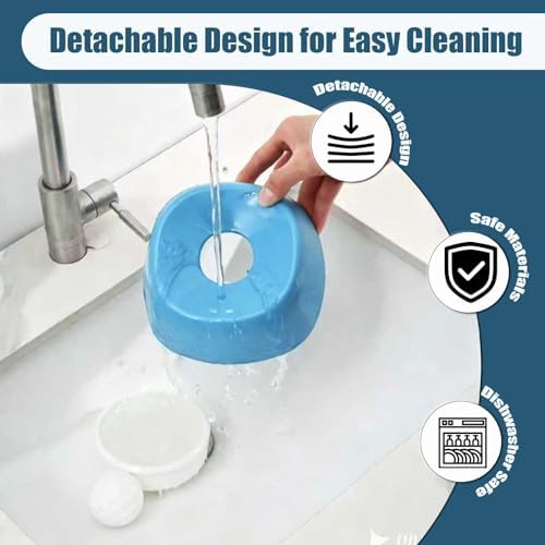 Slow Feeder Dog Lick Bowl with Rolling Ball, Dog Enrichment Toy