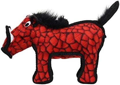 TUFFY® : Warthog Dog Toy: Ultra Durable Plush Toy with Multiple Layers & Reinforced Seams, Washable and Floats, Original Construction