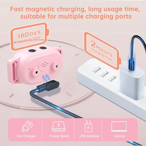 Dog Bark Collar, Rechargeable Bark Collar for Small Dog 5-15bl, Medium and Large Dog, IP67 Waterproof Anti Barking Collar with Adjustable Sensitivity(Pink)