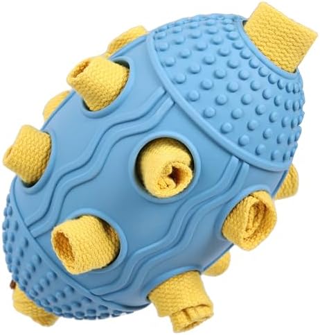 Interactive Dog Toy, Food Dispensing Puzzle Toy for Boredom Relief (Blue)