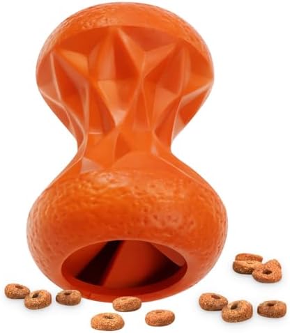 Treat Dispensing Dog Toy, Durable Puzzle Toy for Medium & Large Dogs