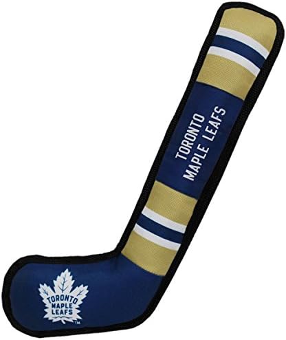 Pets First NHL Toronto Maple Leafs Stick Toy for Dogs & Cats. Play Hockey with Your Pet with This Licensed Dog Tough Toy Reward!