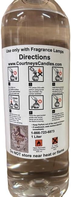 Liter - 33.5 oz Courtneys Fragrance Lamp Oils - Tangerine