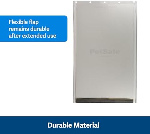 PetSafe Freedom Replacement Pet Door Flap, Non-Toxic Material, Size Medium | Weather-Resistant Flap W/ Magnetic Closure, 8 1/8" x 12 7/8" Opening, Fits PetSafe Extreme Weather & Wall Doors