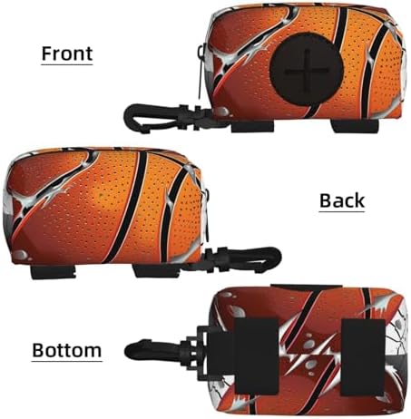 Basketball Wall Dog Poop Bag Holder Sport Ball Waste Bag Dispenser for Leash Portable Poop Bag Carrier Pouch for Dogs