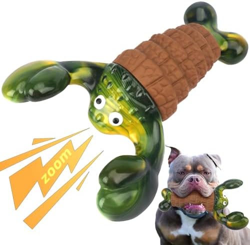 BIKIISEN Squeaky Dog Toys for Aggressive Chewers for Large Chew Toys
