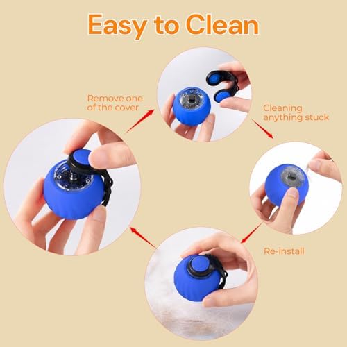 Interactive Cat Toys with Bird Sounds & 3 Speed Modes for Indoor Cats Play | Bird Sounds, 3 Speed Modes, 3 Tails, Rechargeable Automatic Rolling, Fast Charging Ball, For Indoor Cats on Hard Floor Carpet