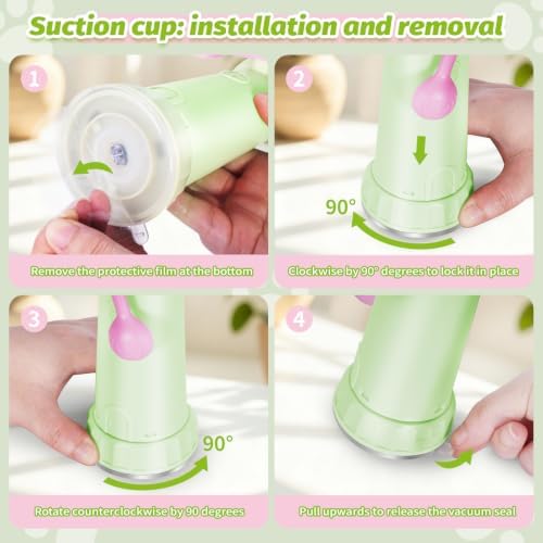 Hands-Free Suction Cup Cat Toy, Interactive Wand Teaser with Windmill Spinner, 2-in-1 Cat Toy for Boredom Relief & Indoor Play
