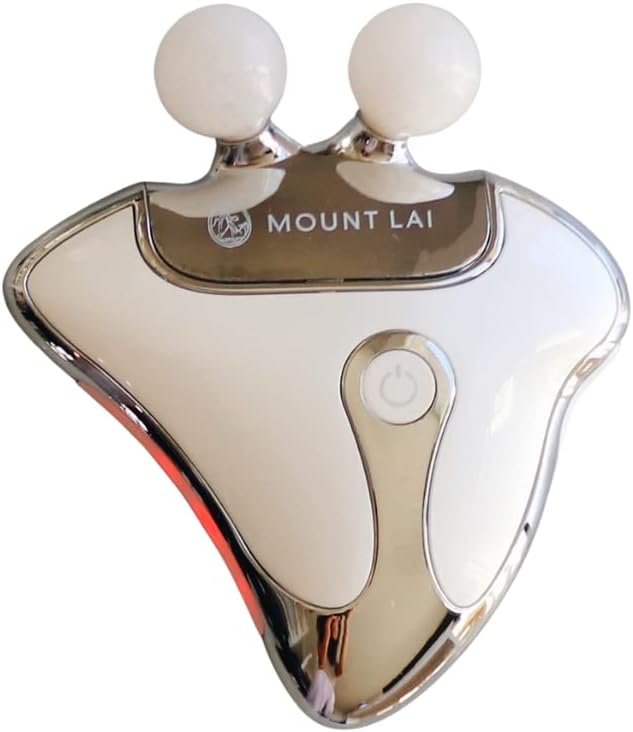Mount Lai Vitality Qi LED Gua Sha Device, LED Light Therapy for Face, Gua Sha Facial Tools for Firming, Lifting, Sculpting, Anti-Aging, Tension-Melting, Face Lift Device Heat Therapy and Rejuvenation