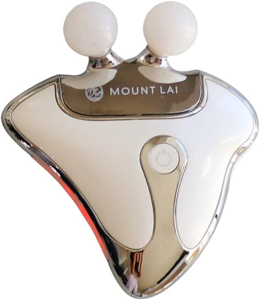 Mount Lai Vitality Qi LED Gua Sha Device, LED Light Therapy for Face, Gua Sha Facial Tools for Firming, Lifting, Sculpting, Anti-Aging, Tension-Melting, Face Lift Device Heat Therapy and Rejuvenation