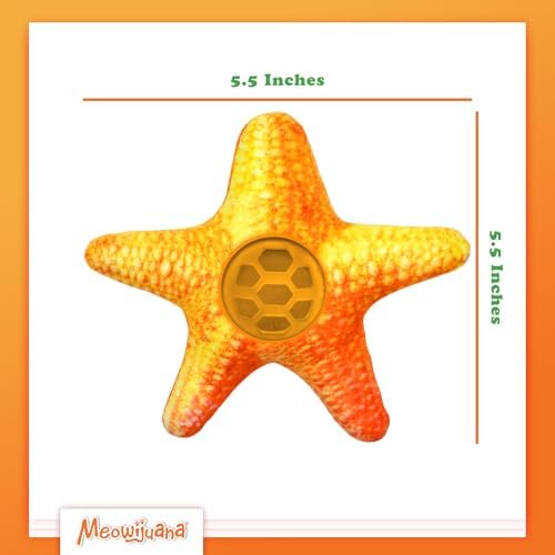 Meowijuana Knock 'n' Nibble Toy & Treat Bundle | Starfish & Seafood