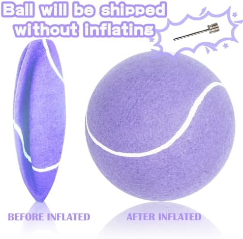 Banfeng Giant Dog Tennis Ball, 9.5" Big Sport Toy Gift for Large Breeds
