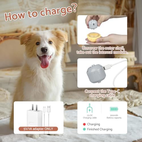 Interactive Dog Toys, [2026 Latest] Smart Dog Balls, 4 Movement Modes, Durable TPU Material, Motion Activated Automatic Moving Rolling Ball for Small/Medium/Large Dogs (Yellow)