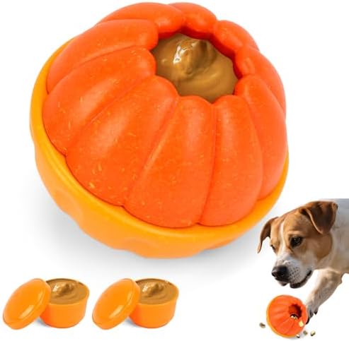Yummy Sam Frozen Treat Dispensing Dog Toy Ball for Aggressive Chewers