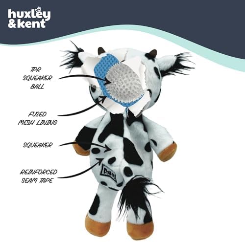 Huxley & Kent Slappies Plush Dog Toy, Buzz Bee, Small