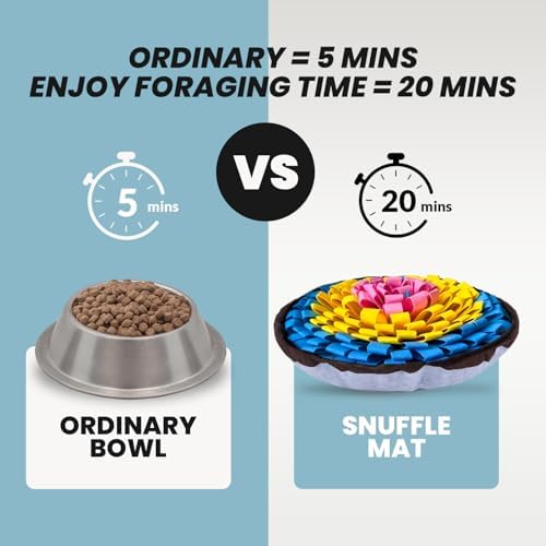 PET ARENA Adjustable Snuffle Mat Dog Puzzle Toy for Slow Feeding
