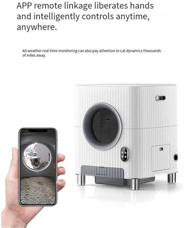 Cat Litter Box with Air Deodorizer and Sensor Door