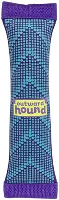 Outward Hound FlyFetch Firehose Fetch Ultra-Durable Dog Toy with Squeaker, Floats in Water, All Breeds, 16"