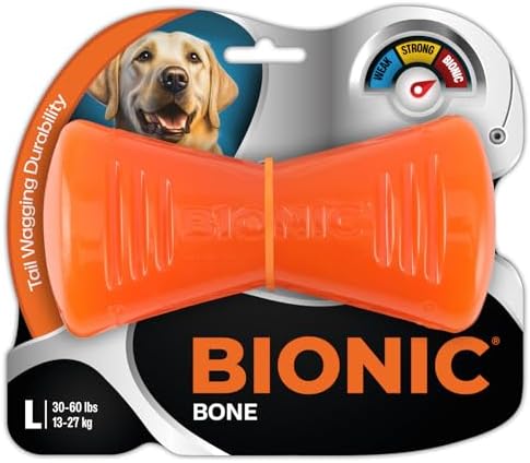 BIONIC Bone Dog Toy for Dogs Between 30-60+ lbs, Large