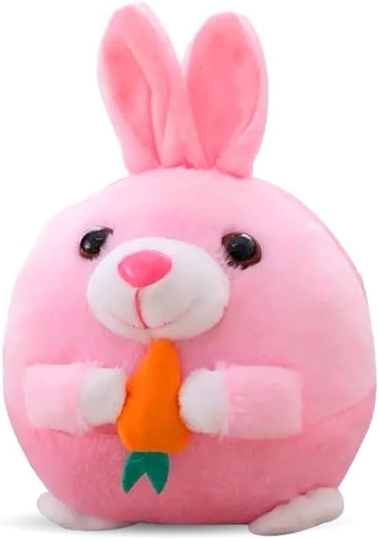 Interactive Dog Toys, 2026 New Talking Moving Dogs Ball Toy Active Moving Pet Plush Toy with Talking Sound, Washable Pig Plush Sound Electronic Toy Squeaky Toys for Small Dogs (Rabbit)