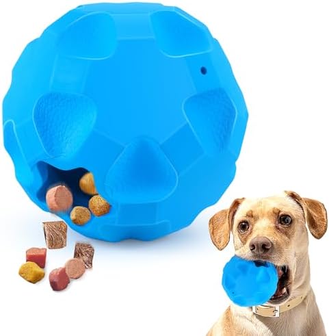 Rubber Treat Dispensing Cognitive Dog Toys for Aggressive Chewers Breed | Enrichment Toys for Large Dogs, Super Chewer Cognitive Dog Toys to Keep Them Busy, Treat Toy, Dog Puzzles for Large Dogs