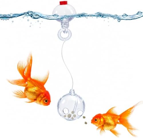 Enrichment Ball for Fish, Interactive Toy for Aquariums, Slow Dispensing Fish Feeding Ball for Goldfish, Betta, Mollies and Other Tropical Fish - Lawnies Aquatics