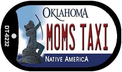 Smart Blonde Moms Taxi Oklahoma Novelty Metal Dog Tag Necklace DT-6232