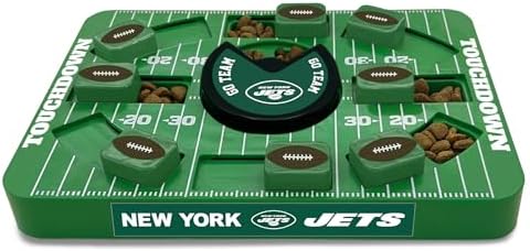 Pets First NFL New York Giants Large Puzzle Toy - Interactive Dog Treat & Slow Feeding Toy