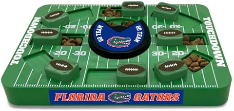 Pets First NCAA Florida Large Puzzle Toy, Dog Puzzle Treat Toy, New Large Size, Interactive Dog Treat Toy, Dog Slow Feeding Toy