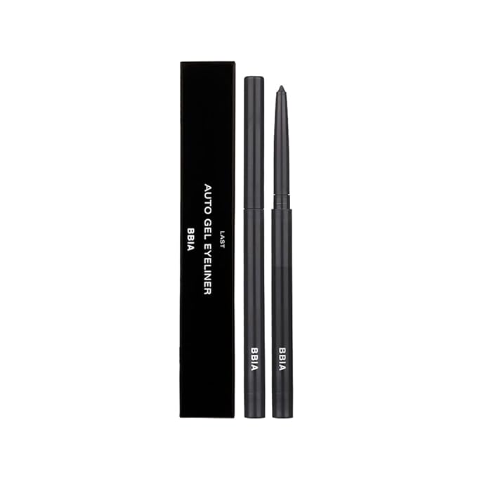 BBIA Last Auto Gel Eyeliner 17 Color – Multi-Use Longwear & Waterproof Mechanical Eye Liner Easy Drawing with Smooth Texture Smudge-Resistant Shadow & Glitter Vegan Korea Eye Makeup (01 NOIR)