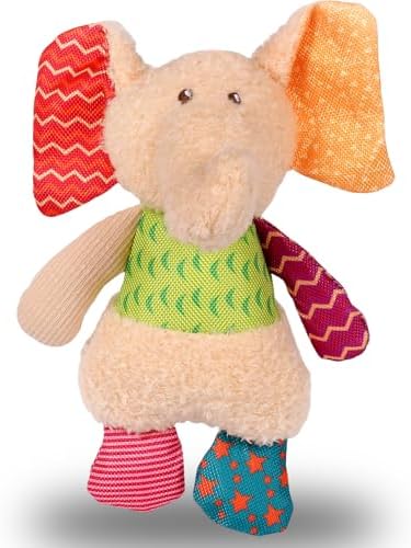 Dog Plush Elephant Squeaky Toys for Chewers