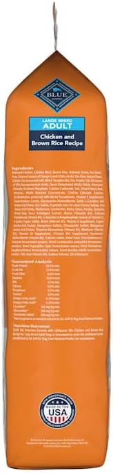 Blue Buffalo Life Protection Formula Chicken Large Adult Dog Food, 30 lb | Real Chicken #1 Ingredient, Antioxidant-Rich LifeSource Bits, Glucosamine Supports Joint Health & Mobility in Large Breeds
